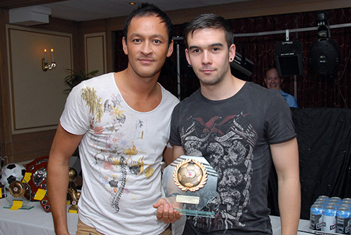 Justin Goodchild with Joe Swift (Reserve Team Players' Player of the Year)