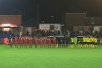 Teams Line Up Before The Game