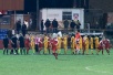 Teams Line Up Before The Game