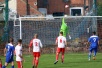 Allsop watches an early shot go over the bar